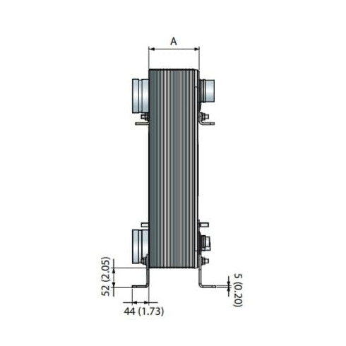 Паяный теплообменник Alfa Laval AC240