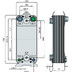 Миниатюра Паяный теплообменник Alfa Laval AC502
